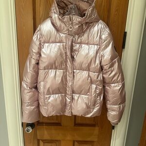 NOIZE Metallic Puffer Coat